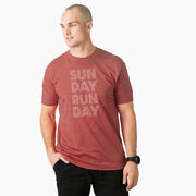 Running Short Sleeve T-Shirt - Sunday Runday (Stacked)