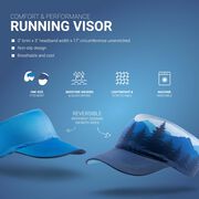 Running Comfort Performance Visor - Mountain Call