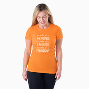 Women's Everyday Runners Tee - Miles of Friendship Mantra