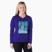 Women's Long Sleeve Tech Tee - All You Need is Love and Running