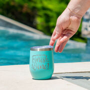 Running Travel Wine Tumbler - Where's The Finish Wine?