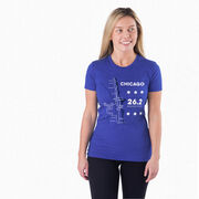 Women's Everyday Runners Tee - Chicago Route