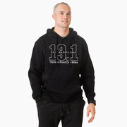 Statement Fleece Hoodie -  Half Marathoner 13.1 Miles