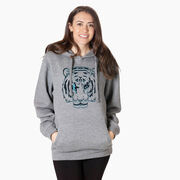 Statement Fleece Hoodie - Eye Of The Tiger