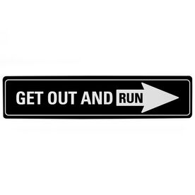Street Signs for Runners, Aluminum Running Signs