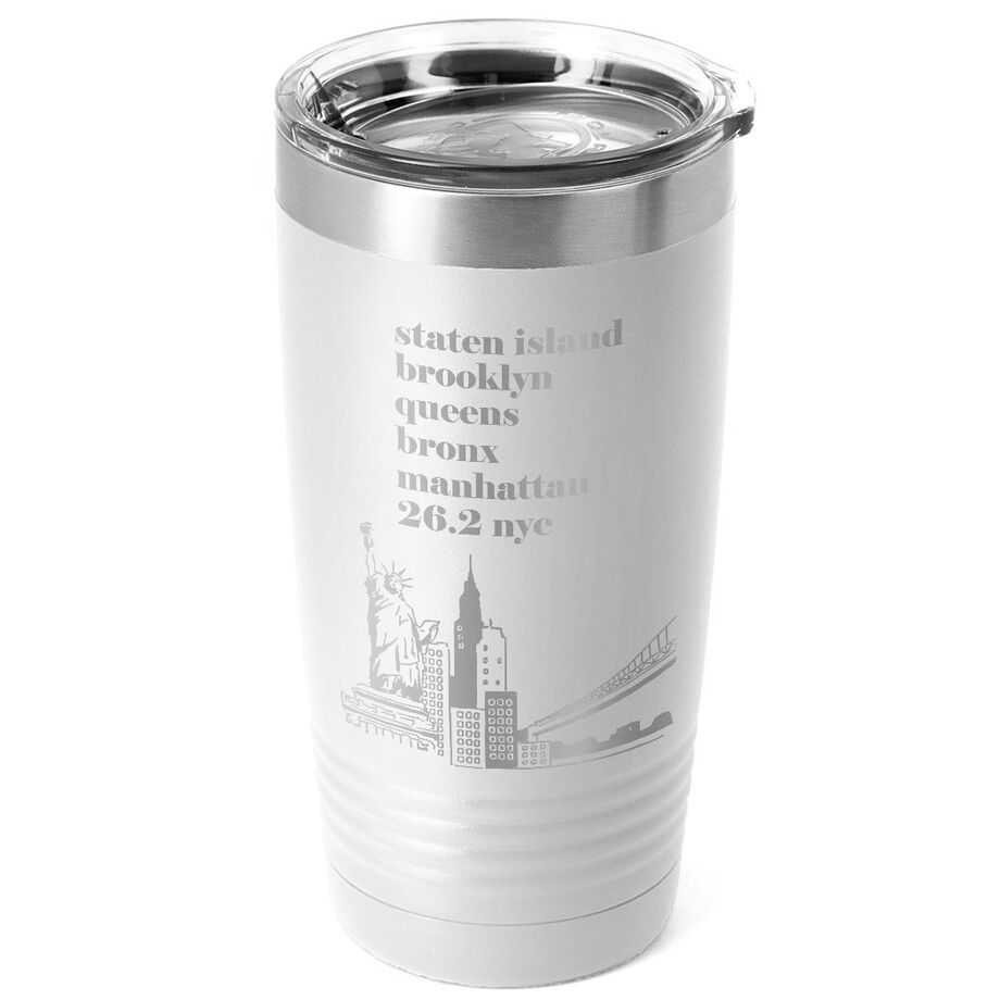 Running 20 oz. Double Insulated Tumbler - NYC 26.2 Mantra