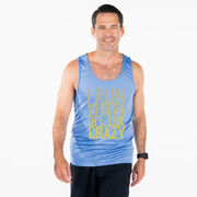 Men's Running Performance Tank Top - I Run To Burn Off The Crazy