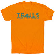 Running Short Sleeve T-Shirt - Trails Over Treadmills