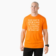 Running Short Sleeve T-Shirt - Please Grant Me Coffee