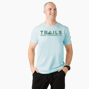 Running Short Sleeve T-Shirt - Trails Over Treadmills