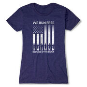Women's Everyday Runners Tee - Because of the Brave