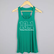 Running Flowy Racerback Tank Top - Half Marathoner 13.1 Miles