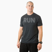 Running Short Sleeve T-Shirt - Run Lines