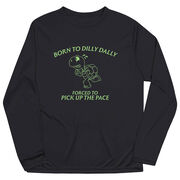 Men's Running Long Sleeve Performance Tee - Born to Dilly Dally