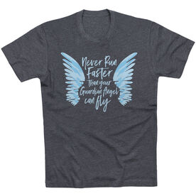 Running Short Sleeve T-Shirt - Run With Your Angel