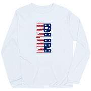 Men's Running Long Sleeve Tech Tee - Patriotic Run