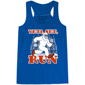 Flowy Racerback Tank Top - Yeti, Set, Run