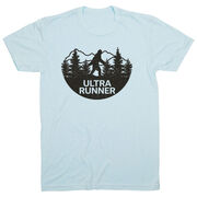 Running Short Sleeve T-Shirt - Ultra Runner Bigfoot