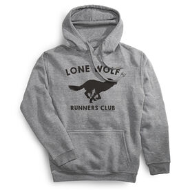 Statement Fleece Hoodie -  Run Club Lone Wolf