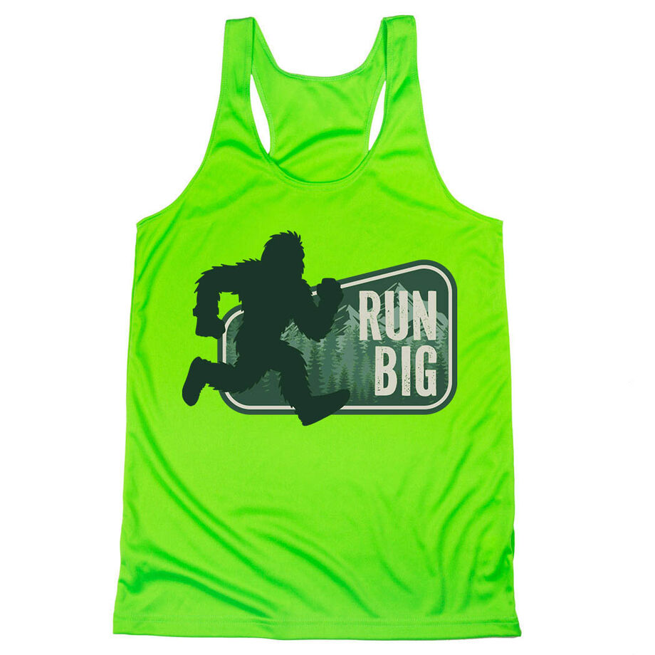 Women's Racerback Performance Tank Top - Run Big