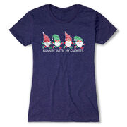 Women's Everyday Runners Tee - Runnin' With My Gnomies&reg; - Christmas