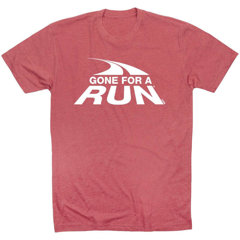 Running Short Sleeve T- Shirt - Gone For a Run® White Logo