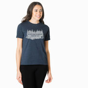 Hiking Short Sleeve T-Shirt - Into the Forest I Must Go Hiking