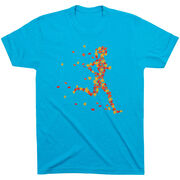 Running Short Sleeve T-Shirt - Autumn Runner Girl