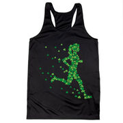 Women's Racerback Performance Tank Top - Lucky Runner Girl