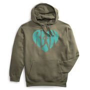 Statement Fleece Hoodie -  Love The Run