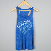 Flowy Racerback Tank Top - Live Love Run Heart