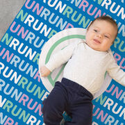 Running Baby Blanket - Running Pattern