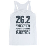 Flowy Racerback Tank Top - 26.2 Math Miles