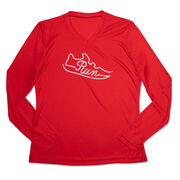 Women's Long Sleeve Tech Tee - Run Shoe