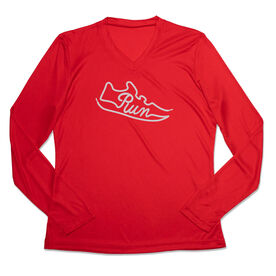 Athletic Running Long Sleeve Tees for Women | Gone For a Run