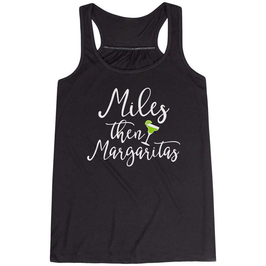 Flowy Racerback Tank Top - Miles Then Margaritas