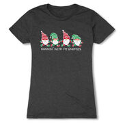 Women's Everyday Runners Tee - Runnin' With My Gnomies&reg; - Christmas