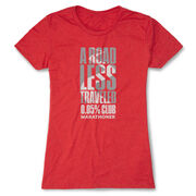 Women's Everyday Runners Tee - A Road Less Traveled - Marathoner