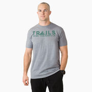 Running Short Sleeve T-Shirt - Trails Over Treadmills