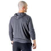 Men's Running Lightweight Hoodie - Run For The Red White and Blue