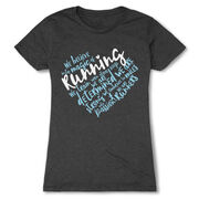 Women's Everyday Runners Tee - Live Love Run Heart