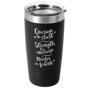 Running 20 oz. Double Insulated Tumbler - Courage To Start