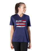 Women's Short Sleeve Tech Tee - Star Spangled Run