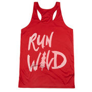 Women's Racerback Performance Tank Top - Run Wild Sketch