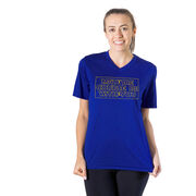 Women's Short Sleeve Tech Tee - May the Course Be with You