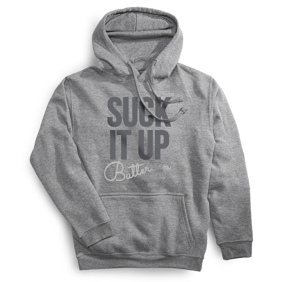 Statement Fleece Hoodie -  Suck It Up Buttercup