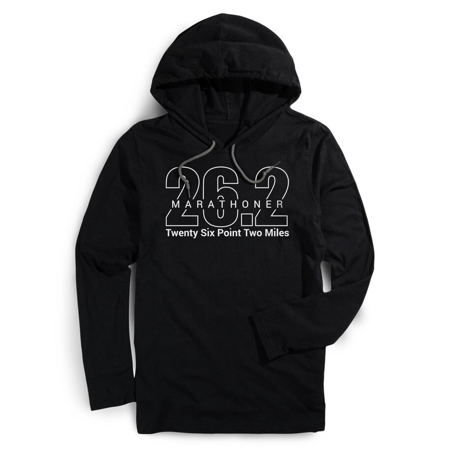 Running Lightweight Hoodie - Marathoner 26.2 Miles