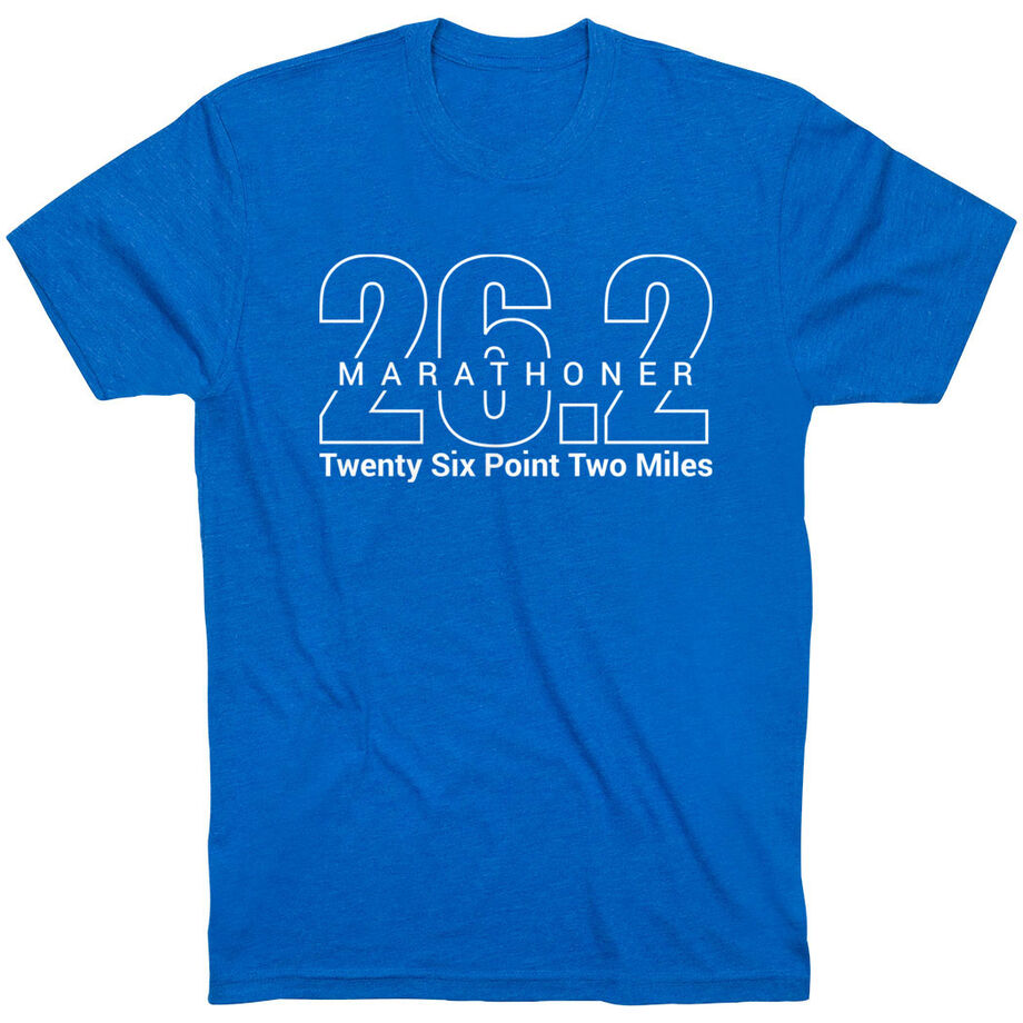 Running Short Sleeve T-Shirt - Marathoner 26.2 Miles