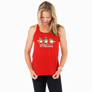 Flowy Racerback Tank Top - Runnin' With My Gnomies&reg; - Lucky