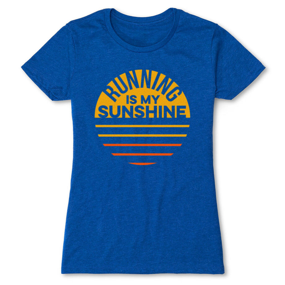 Women's Everyday Runners Tee - Running is My Sunshine